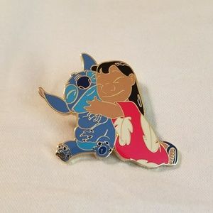 Disney Parks "Lilo Hugging Stitch" Pin